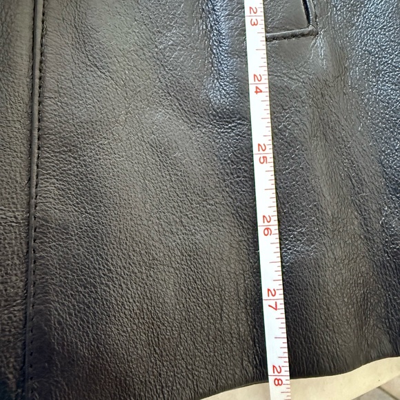 NWT  Black Leather 3 Button Blazer with Pockets women’s size 2X. - Picture 8 of 8